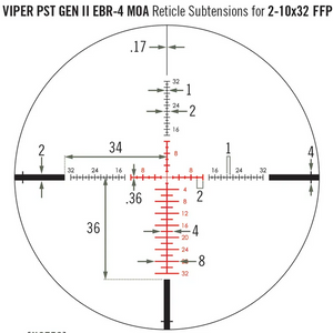 VORTEX VIPER PST Gen II 2-10x32 FFP