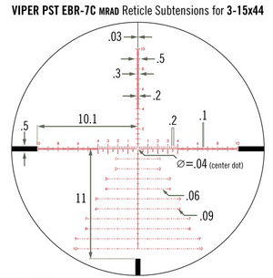 VORTEX VIPER PST Gen II 3-15x44 FFP