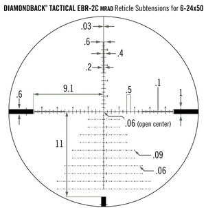 VORTEX DIAMONDBACK TACTICAL 6-24x50 FFP